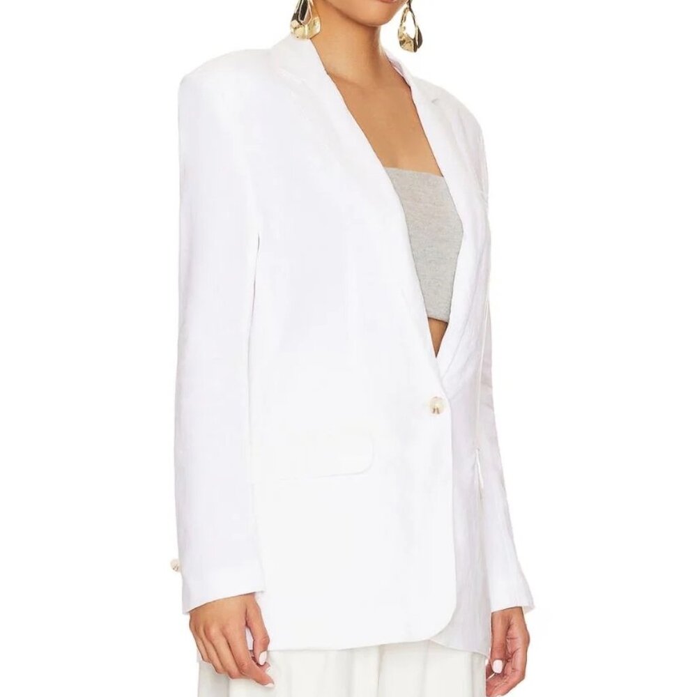 Steve Madden Linen On The Edge Blazer